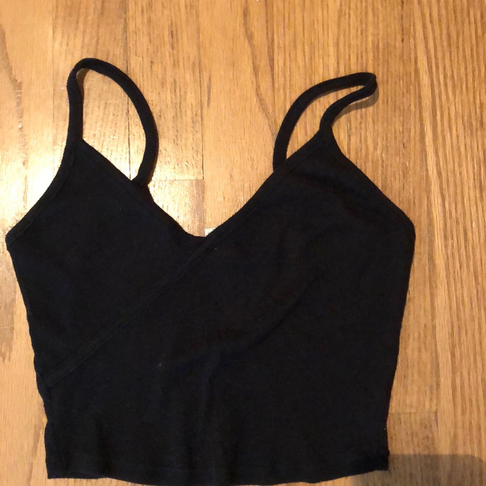 Cute black crop top